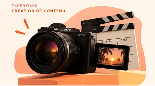 Visuel fourni : Création de contenus